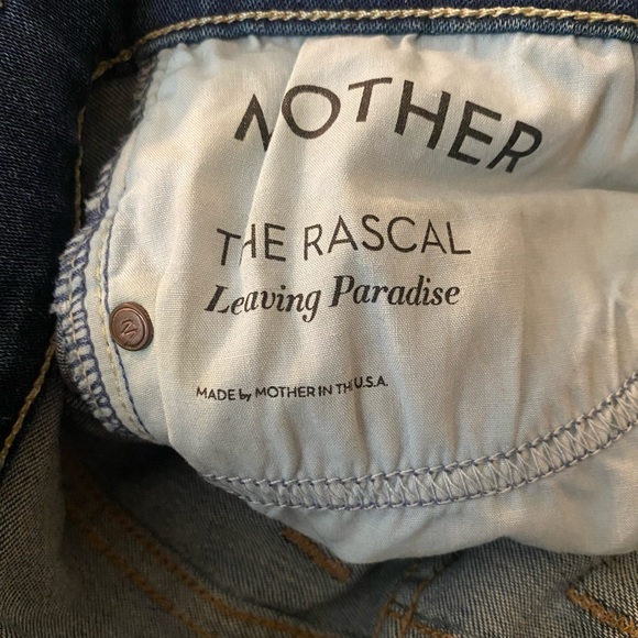 MOTHER Denim THE RASCAL Skinny Jean in Leaving Paradise Wash Size 25 - Picture 11 of 12